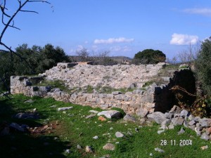 Μονή Αρετίου στο Καρύδι. Στεγασμένη δεξαμενή